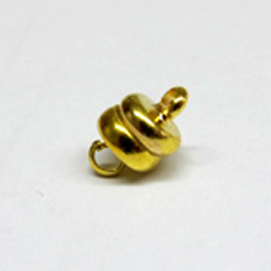 Mini-Magnetverschluss 6mm gold